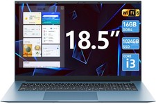 2026 SGIN 18,5" FHD Laptop Intel Celeron i3-10100Y 16GB RAM 1TB SSD Windows …