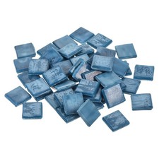 260pcs Mosaic Tiles, Micro Glass Tiny Mini Mosaic Tile DIY Hobbies Dark Blue