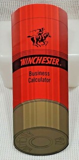 1990 Winchester AMMO Business & Selling Price Calculator Cardboard Slide Chart