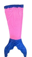 Blankie Tails Girls Soft Cozy Mermaid Blanket Blue Pink EUC Used 1X 