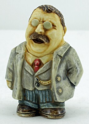Harmony Kingdom Ball pot bellys PBHTR Historical Teddy Roosevelt retired  MINT
