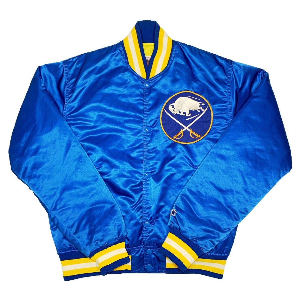 Vintage Buffalo Sabres Starter Satin Hockey Jacket, Size Adult M
