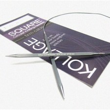 FlexiLoop KnitPro 9-inch 23cm Square Circular Needle - Firm Cable, US 2.5/3.0m