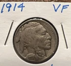 1914 5C Buffalo Nickel VF