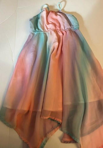 Girls Toddler H\u0026M Rainbow Dress airy 