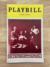 Stereophonic Broadway Playbill September 2024 - Tony Award Winner for Best Play!