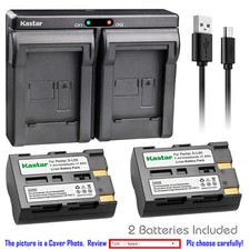 Kastar Battery Dual Charger for Original Genuine OEM Samsung SLB-1674 Battery