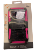 Cellairis HandyhüLle Mit StäNder FüR Zte Concord Ii - Militia Pink/Schwarz