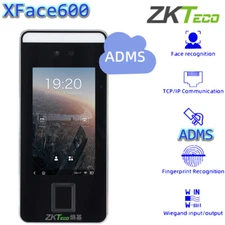 ZKTeco ADMS XFace600 Biometric Fingerprint Door Access Time Attendance DC 12V3A