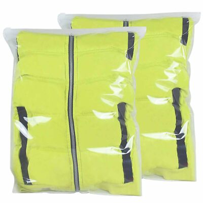 30 Stücke Zip Beutel Groß Wiederverwendbar - 50 x 60 cm Zipper Beutel Reiseta...
