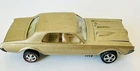 Hot Wheels Redline 1968 Custom Cougar US Beige Gold Restored Repainted Drilled
