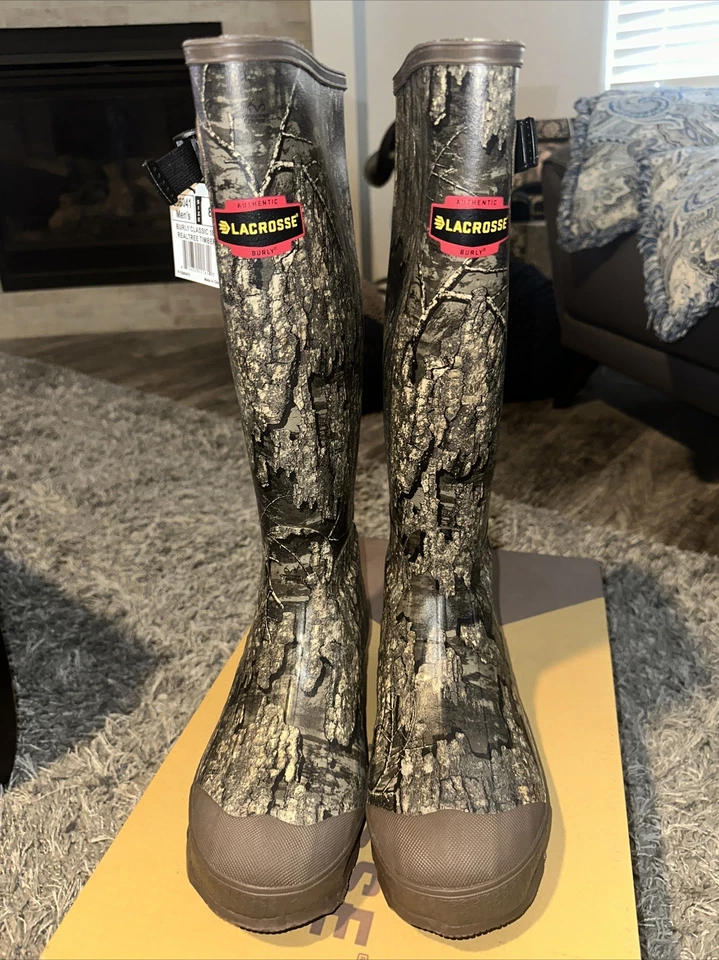 NEW LACROSSE 18” BURLY CLASSIC WOOL RUBBER REALTREE TIMBER HUNTING BOOT SIZE 12 - Image 2 of 4