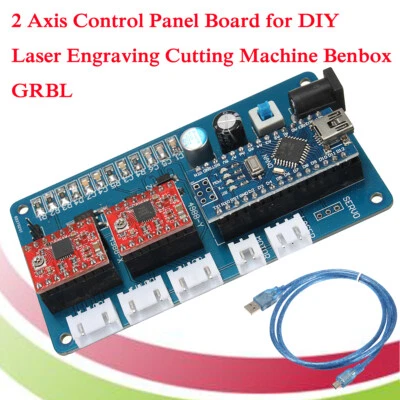 Stepper Motor Control Board Driver 2 Axis For DIY Laser Engraver Benbox GRBL