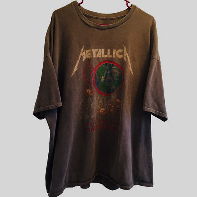 Metallica T-Shirt So I Dub Thee Unforgiven Cotton Gray Short Sleeve Mens 3XL
