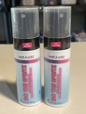 Lot of (2) Wet n Wild Do The Spritz Cooling Face & Body Mists 1.7 fl oz SEALED