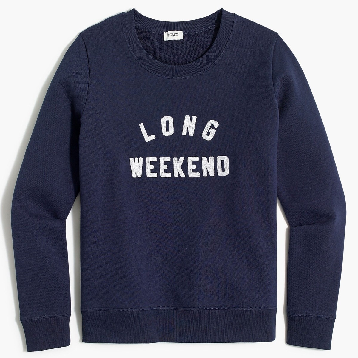 J. Crew | Tops | Jcrew Weekend Shortsleeve Crewneck Sweatshirt In Original Cotton Terry Large