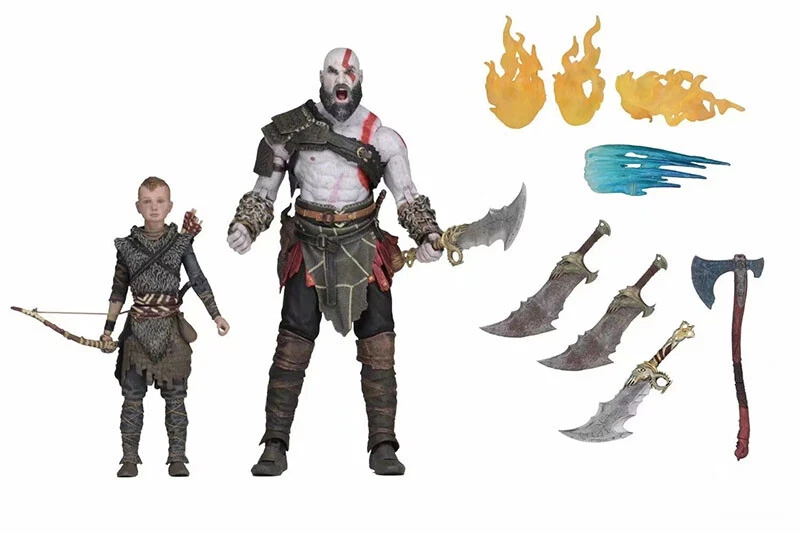 New God of War Kratos & Atreus Ultimate Action Figure 2 Pack Box Set - Image 2 of 4