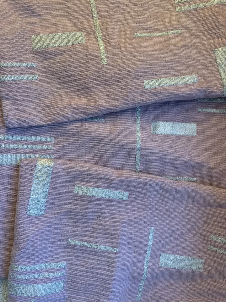 West Elm 3 Rose Gold Pillow Covers 20" Thick Geometric Boho - Image 3 of 3