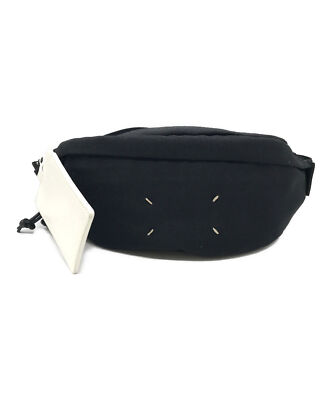 関税送料無料【Maison Margiela】Fanny Pack AUTH Maison Margiela Black crossbody bag Fanny pack