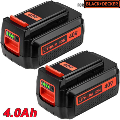 2x 4,0Ah Akku Für Black+Decker LBXR36 36V Li-ion LBX2040 BL20362 LHT2436 LST220