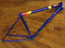 RARE VINTAGE GARY FISHER EVOLUTION STEEL 26" FRAME 88M PRESS FIT BB 16" PURPLE