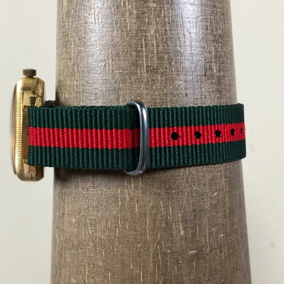 Reloj Analógico 32mm Vintage Tipo A-D Hombre MIL-W-6433 Militar Nylon Cuarzo 7 1/4" Foto 3 de 4