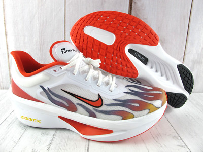 Nike Zoom FLY 6 PRM Men\'s SZ 14 White Habanero Red-Black HQ3498-100 HQ3498-100 Nike Zoom Fly 6 PRM White Black University Red  main image 3