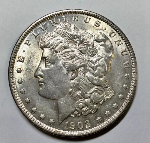 1903 P Morgan Dollar Pleasing Lustrous AU or better #N
