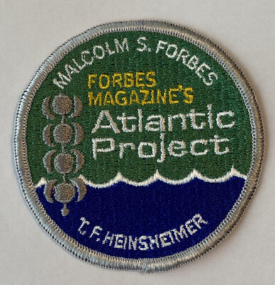Forbes ATLANTIC PROJECT Hot Air Balloon Patch Failed Bid to Cross Atlantic Ocean