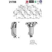AS Katalysator FüR Opel Corsa D S07 1.4 1.2 Adam S10 J Chevrolet Aveo