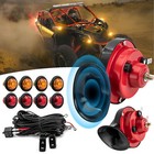 Utv Led Turn Signal Light Kit w/Horn Toggle Switch for Polaris Rzr Can Am Honda