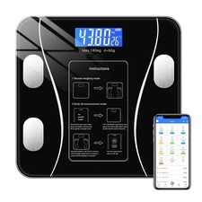 Digital Body Weight Scale Backlit Display High Precision Bluetooth BathroomScale