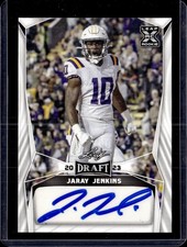 2023 Leaf Draft #BA-JJ3 Jaray Jenkins Autographs White