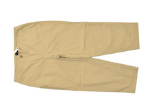 Talbots Women's Tan Chino Straight Leg Cropped Pants Regular Size 12 NEW