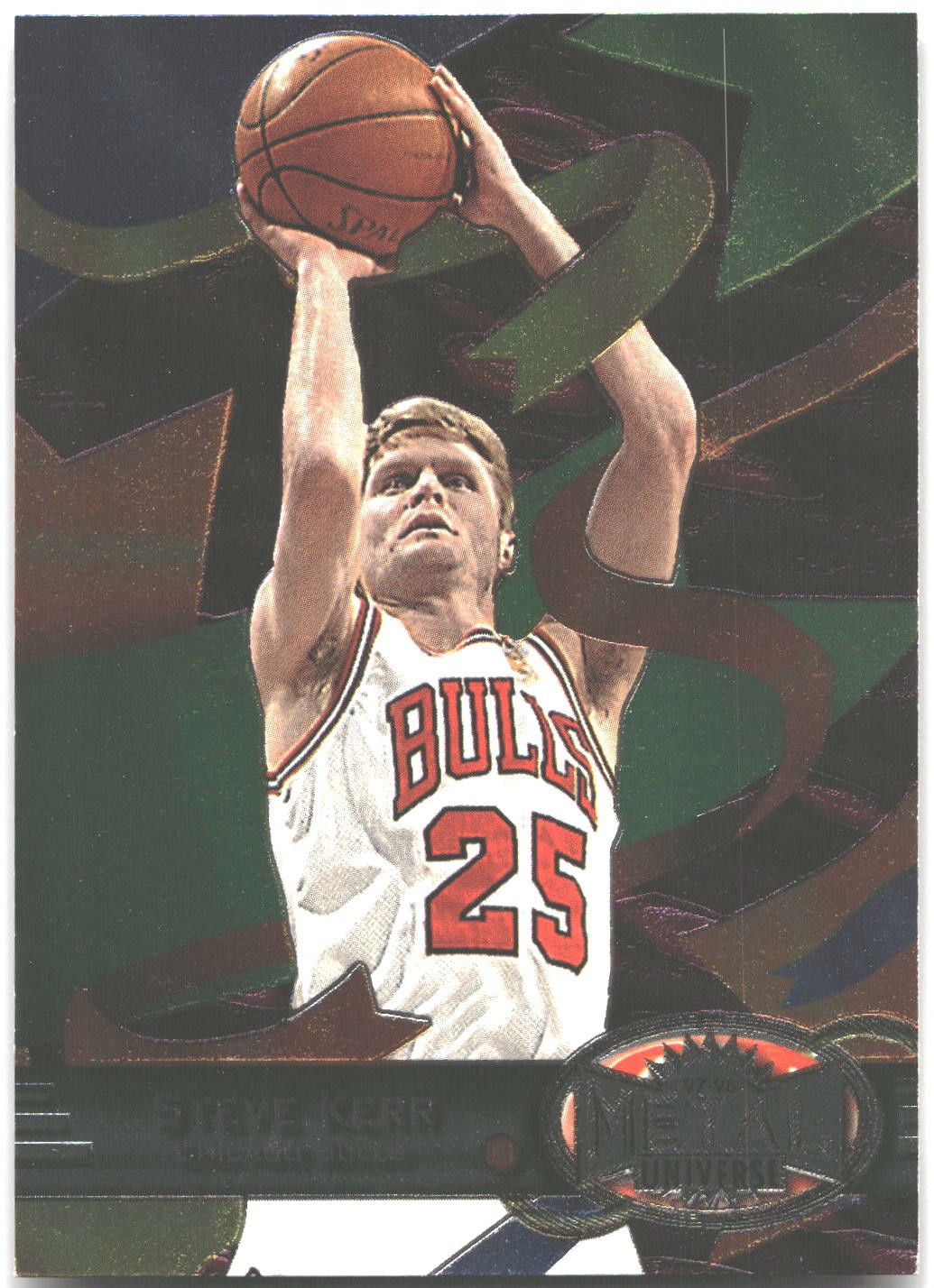 1997-98 Metal Universe Steve Kerr #58 Chicago Bulls