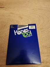 Vintage NOS Hanes Too Sheer Pantyhose Sandalfoot Charcoal Size C-D Style 117 