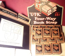 ✅MUSEUM WORTHY 1930's GENERAL STORE DISPLAY with 14 BOXES of school BOOK STRAPS
