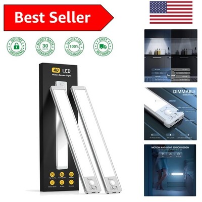 10  Energy-Efficient Motion Sensor Lighting - Dimmable USB-C Rechargeable Lights
