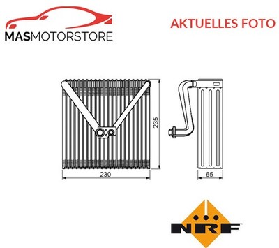 VERDAMPFER KLIMAANLAGE NRF 36141 A NEU OE QUALITÄT