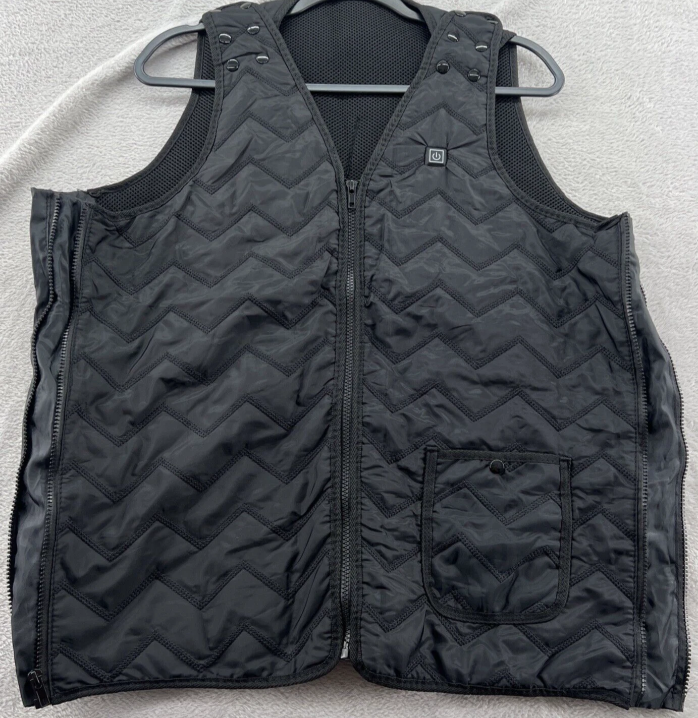 Electric Heated Vest Mens Sz M Washable USB Charging Winter Black Puffer
Opens in a new window or ta