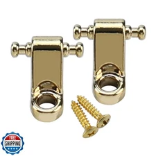 OVSAL 2 PCS String Retainer for Electric Guitar String Guide Zinc Alloy Strin