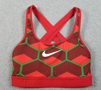 Nike Sports Bra Women's XS Extra Small Red Green Black Olympics