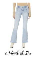 Free People Izzy Flare Blue Trance Size 27