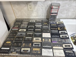 Lot Of 72 Cassette Tapes AMPEX TDK SA90 SA60 SA C60 Maxell C46 UR 90 C60 C90 XL