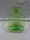 2015 Blenko Glass Light Green Mini Double Spout Water Pitcher 6 1/4"