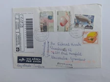 Brasilien toller Beleg Luftpost 2001
