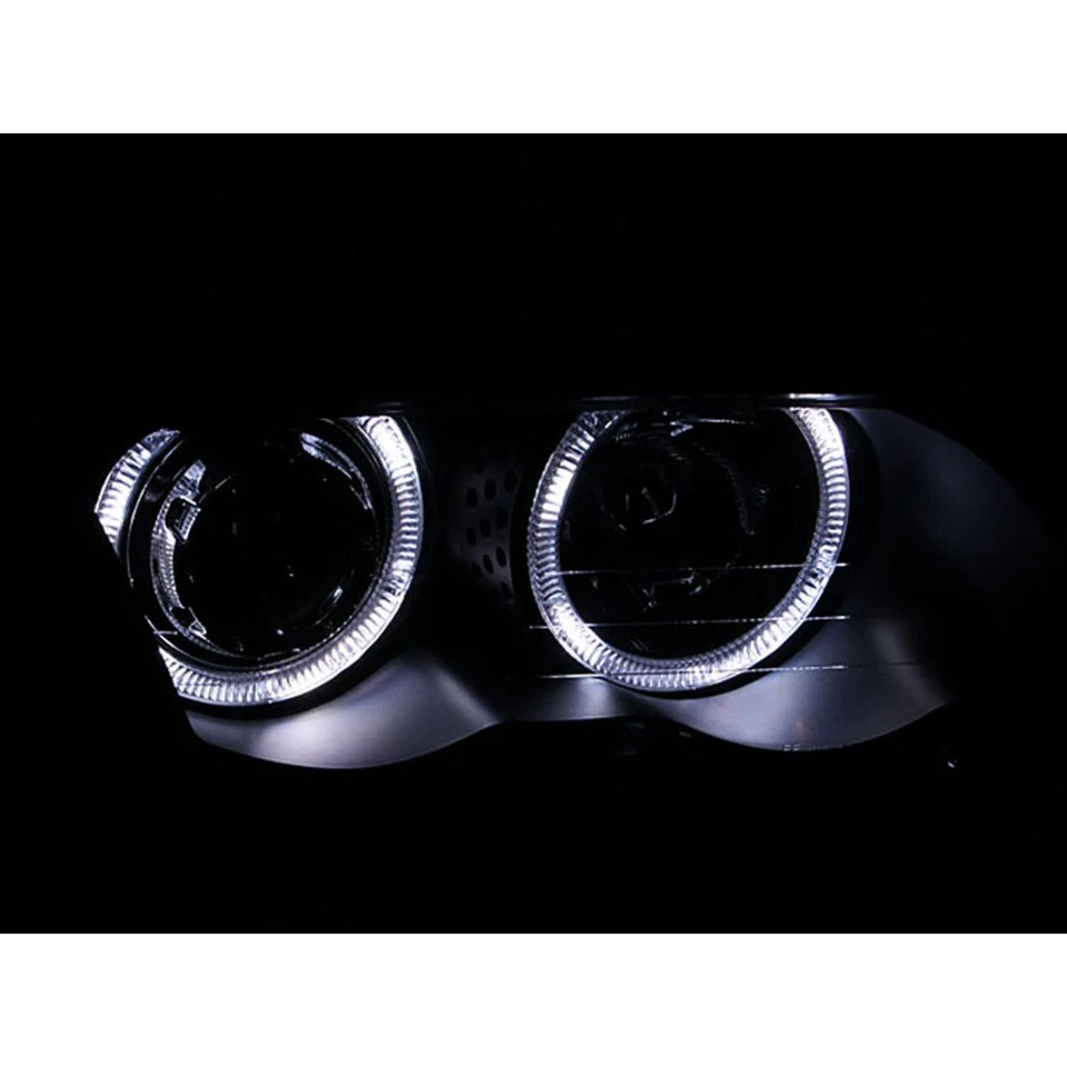 ANZO For BMW 325xi 2001 Projector Headlights w/ Halo Black (CCFL) Foto 3 de 4