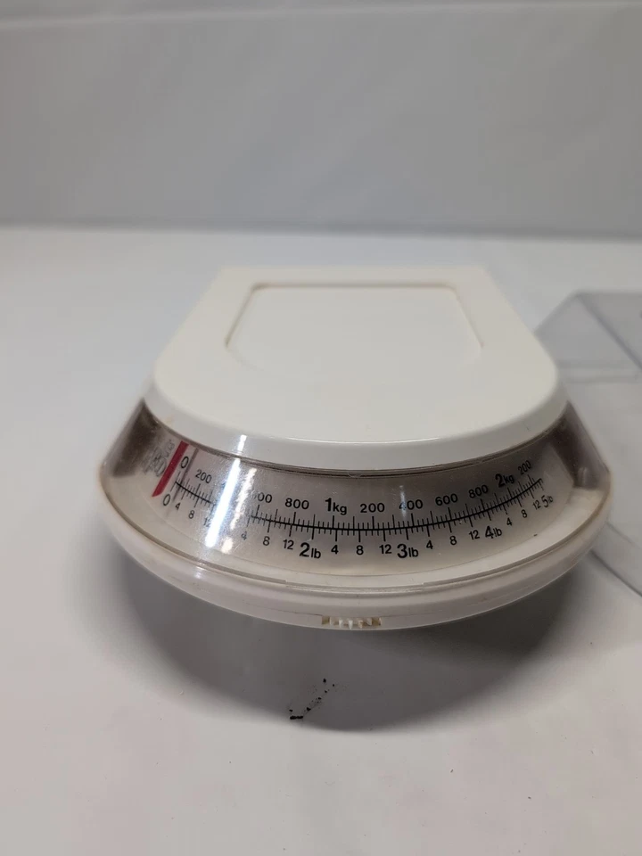 Báscula de cocina analógica The Pampered Chef de 5 lb de capacidad blanca Foto 2 de 4