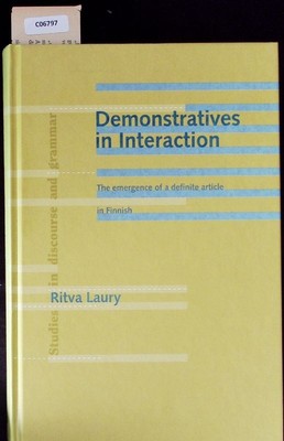 Demonstratives in interaction. The emergence of a definite article in Finnish. L