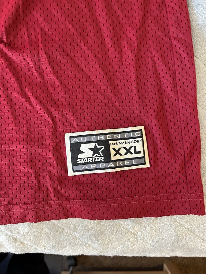 Camiseta de futebol vintage anos 90 NFL Starter San Francisco 49ers Steve Young #8 XXL - Imagem 4 de 4